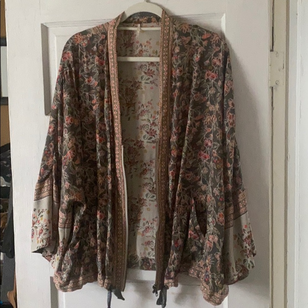 Free People Floral Jacket